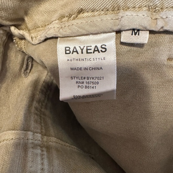 Bayeas mini skirt khaki color - Picture 4 of 5